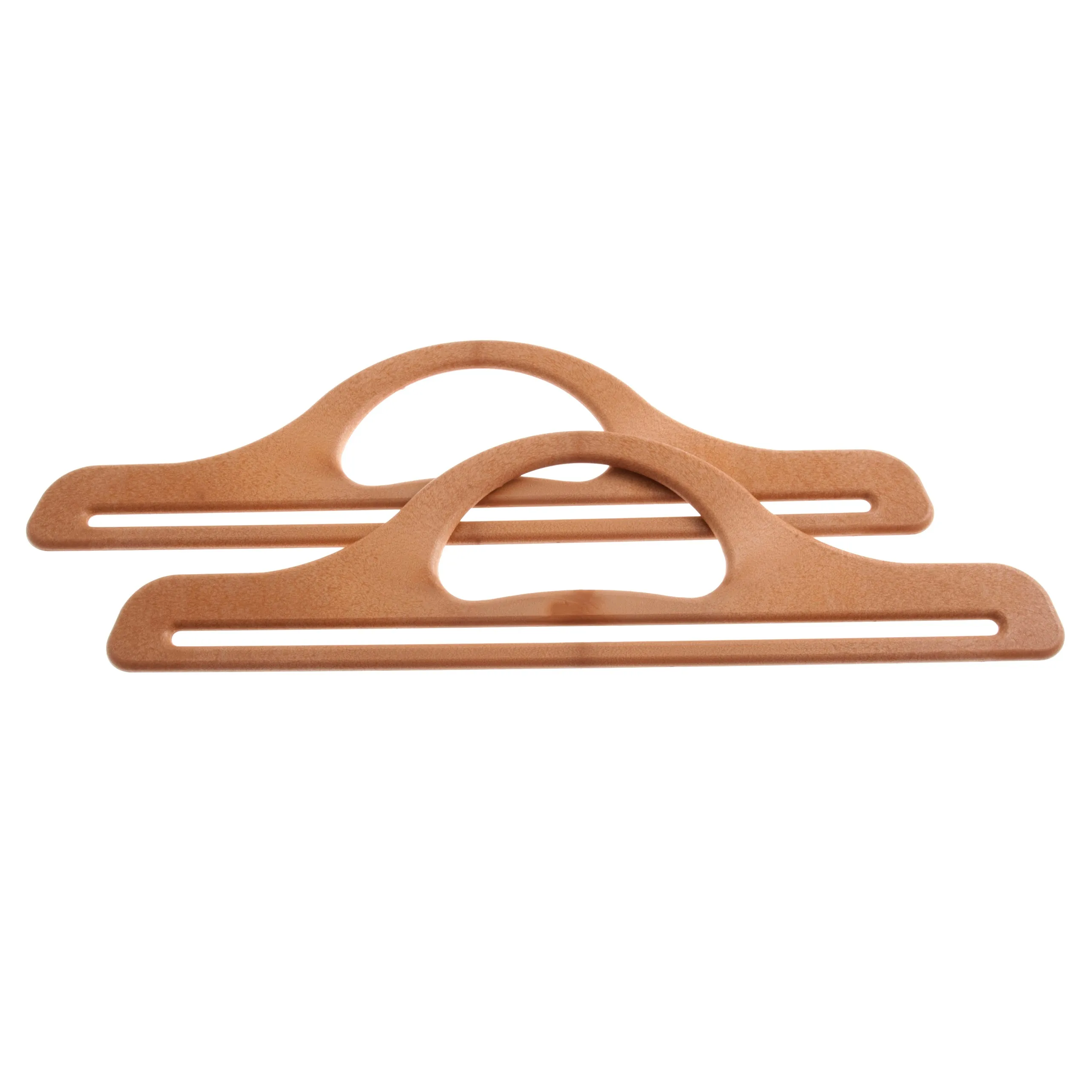 2 x Standard Plastic Handles Macramé Bag Making Crafts 11in. - Select Colours