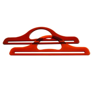 2 x Standard Plastic Handles Macramé Bag Making Crafts 11in. - Select Colours