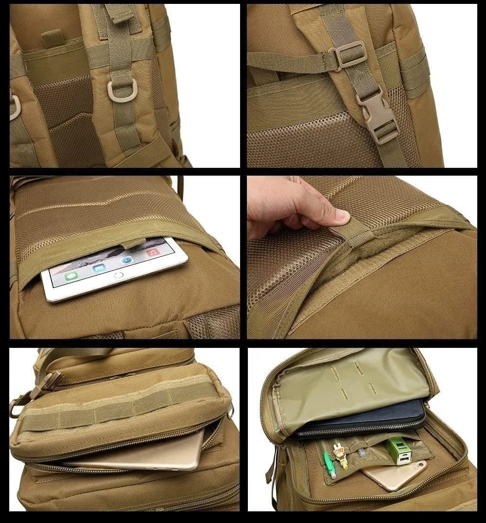 30L Rucksacks for Hiking, Outdoor Camping, Trekking, and Hunting with Durable Construction