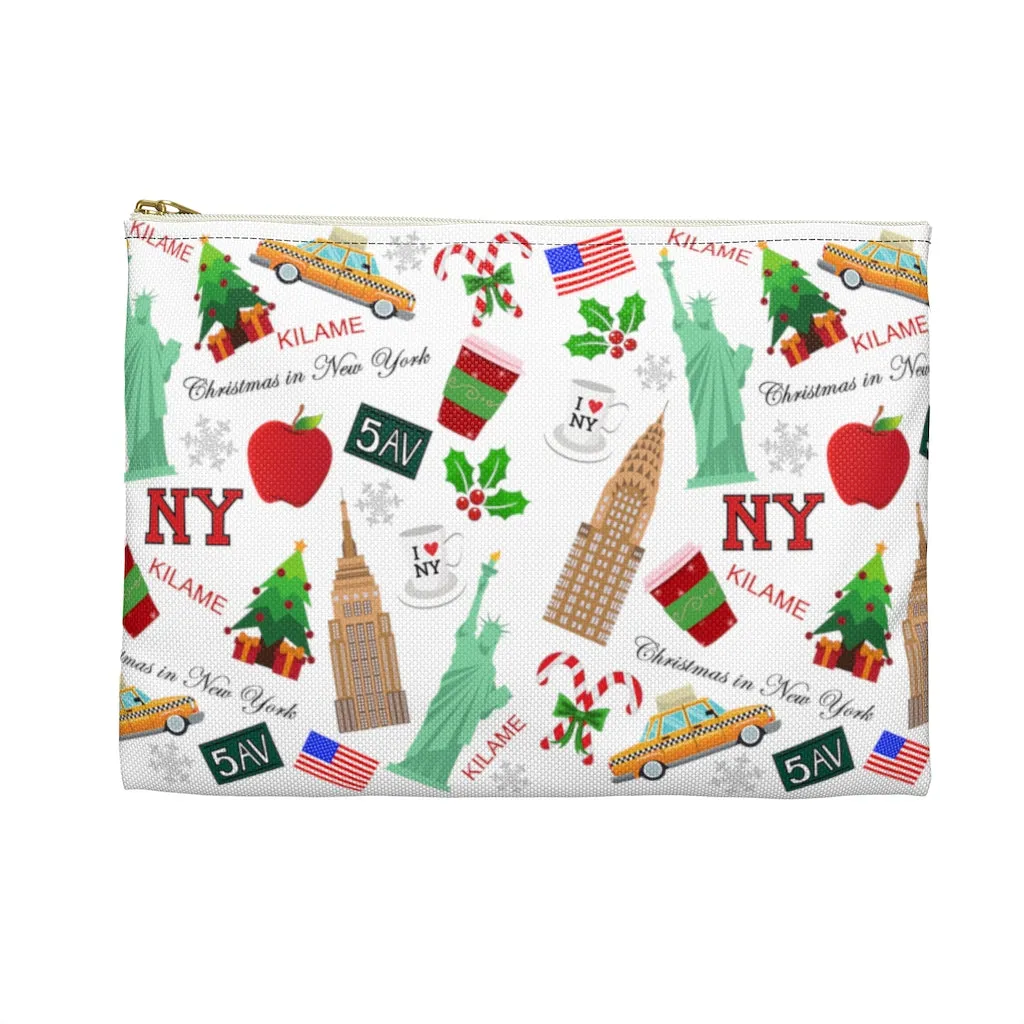 Accessory Pouch 'Christmas in New York Big Apple'