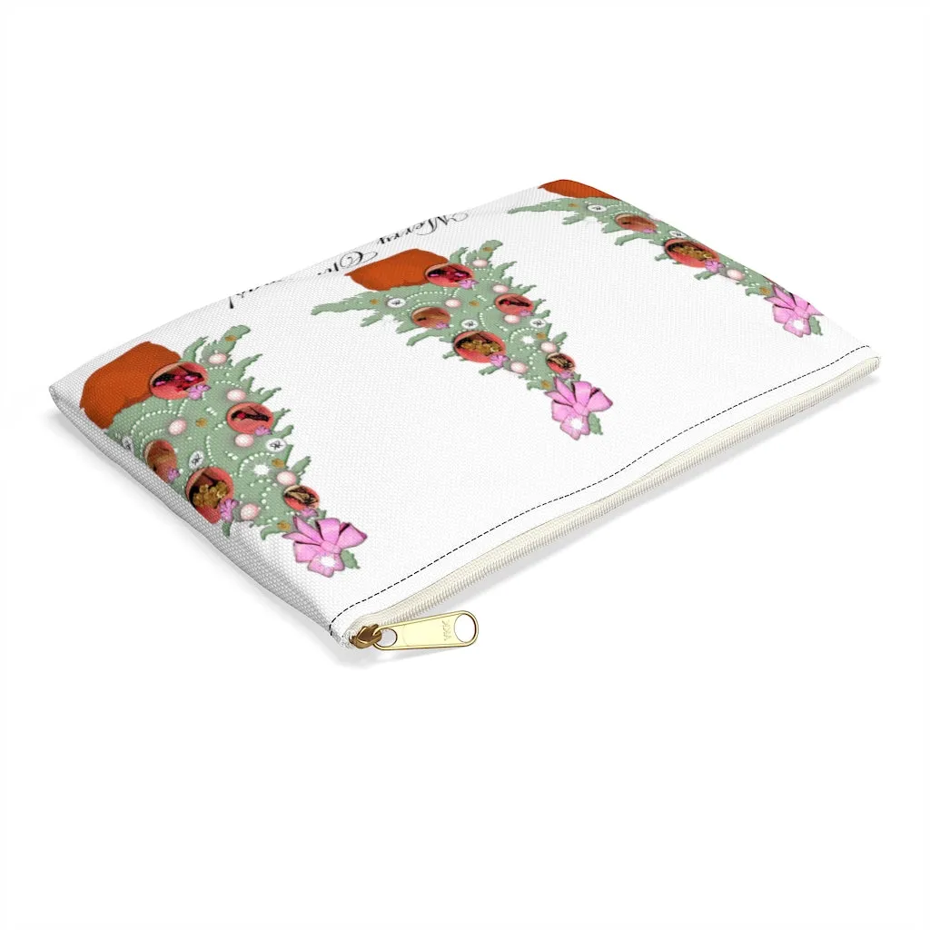 Accessory Pouch 'Pink Christmas'