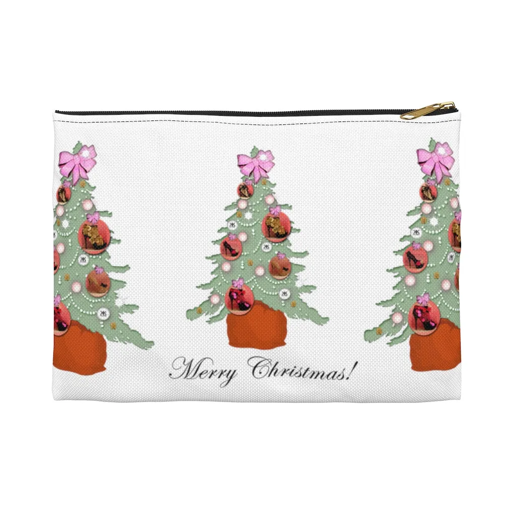 Accessory Pouch 'Pink Christmas'