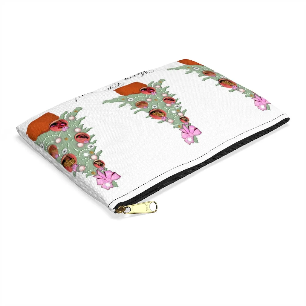 Accessory Pouch 'Pink Christmas'