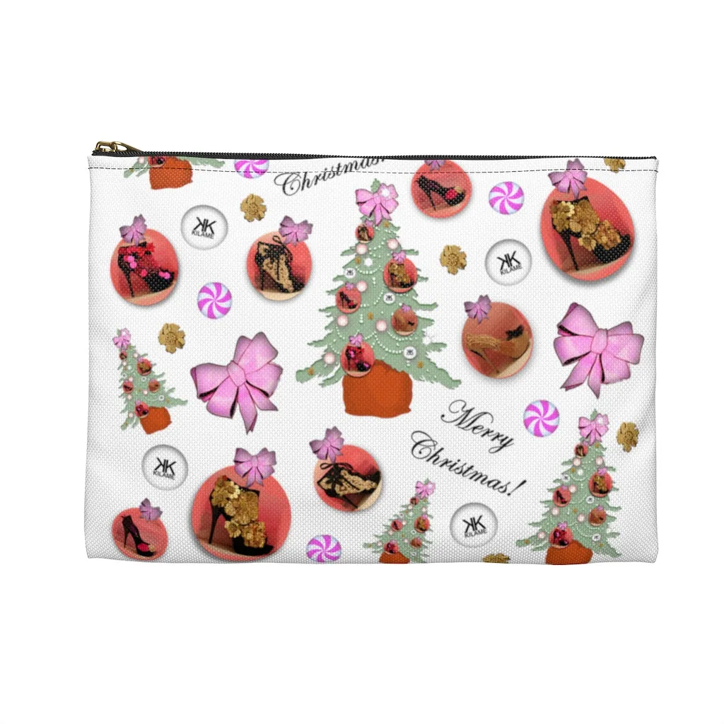 Accessory Pouch 'Pink Christmas'