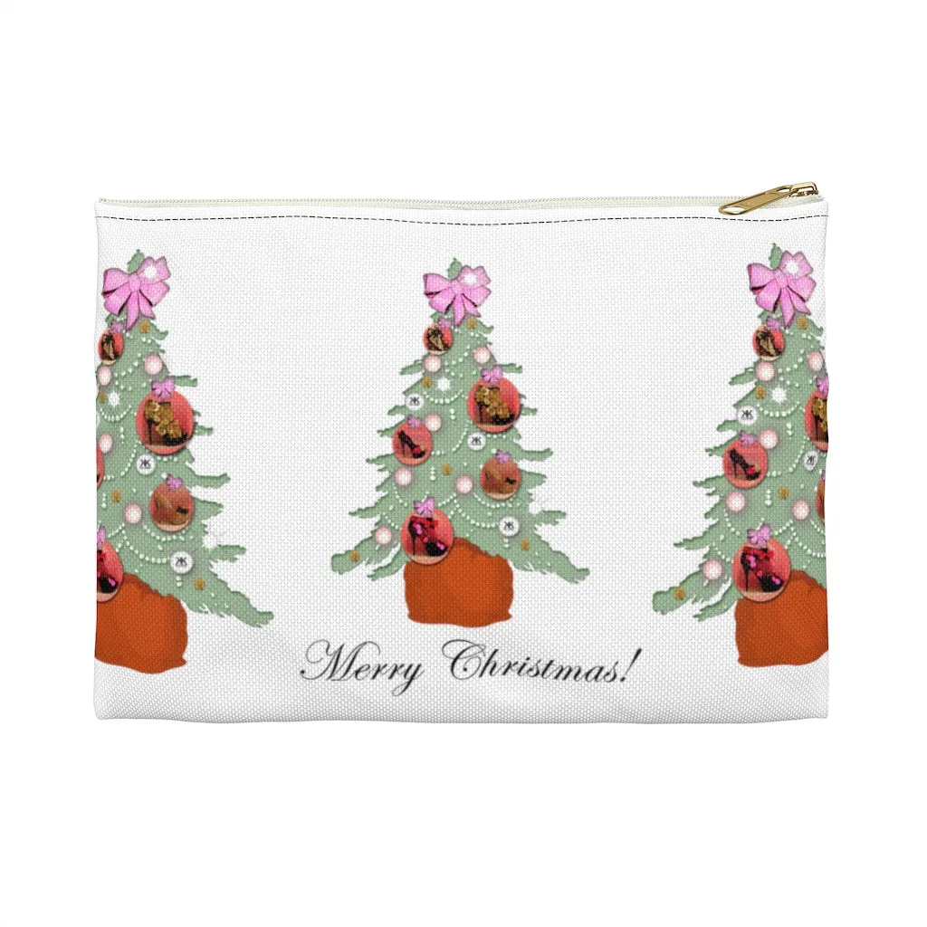 Accessory Pouch 'Pink Christmas'