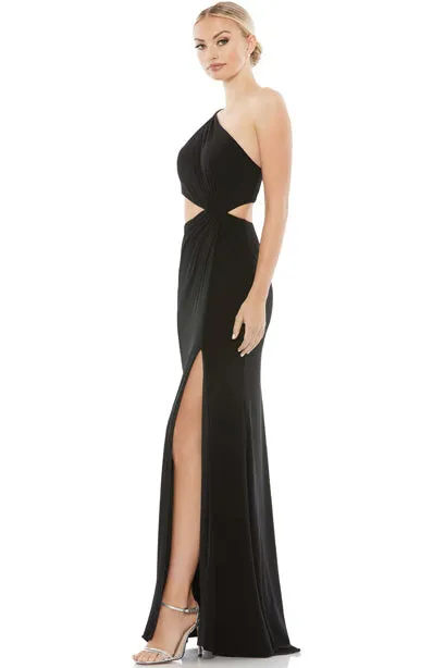 Adriana One Shoulder Cut Out Gown by Mac Duggal - RENTAL