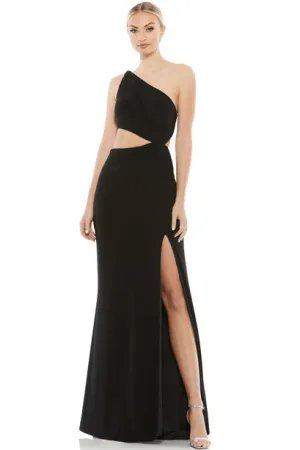 Adriana One Shoulder Cut Out Gown by Mac Duggal - RENTAL