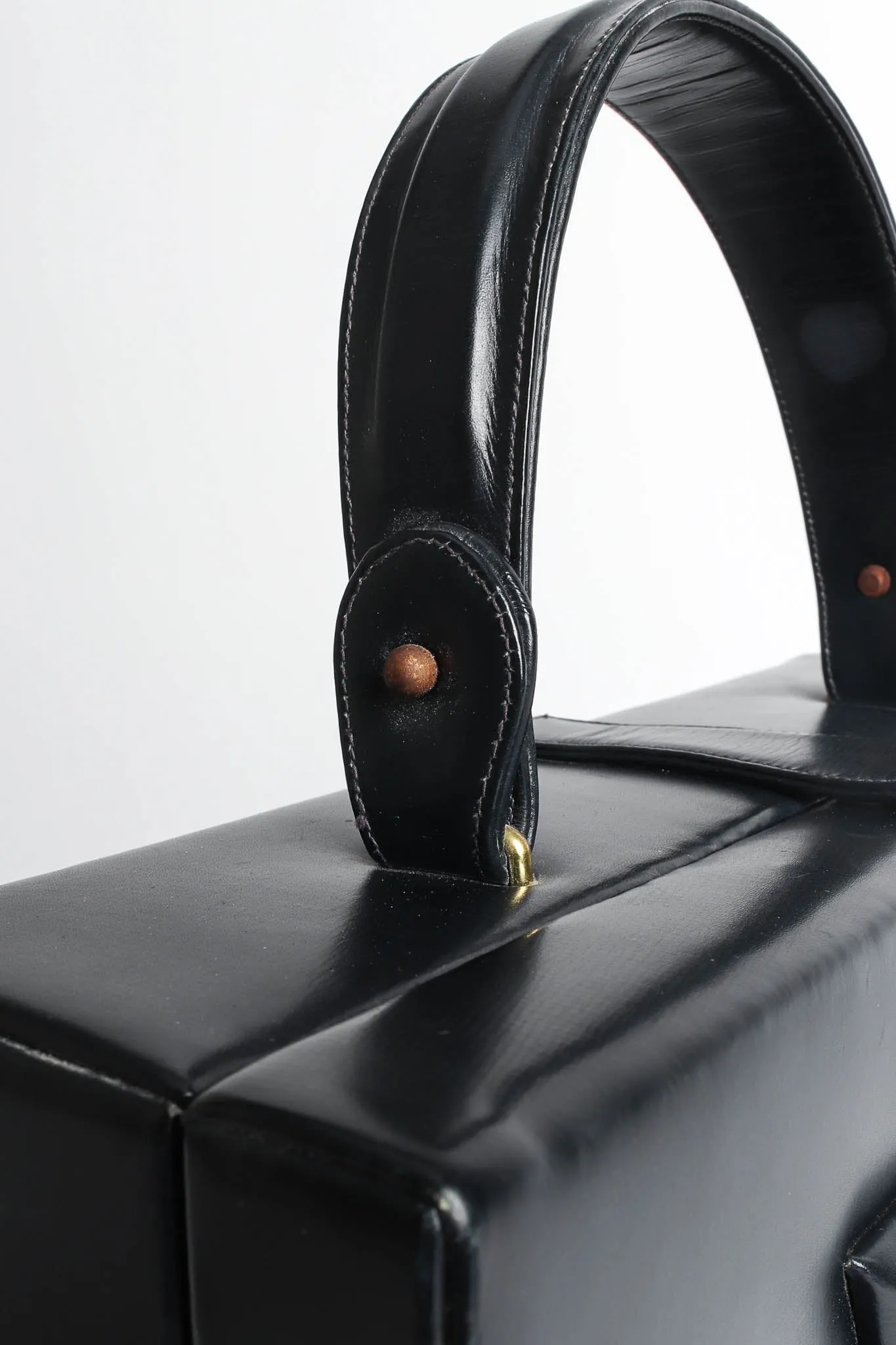 Art Tablet Leather Box Bag