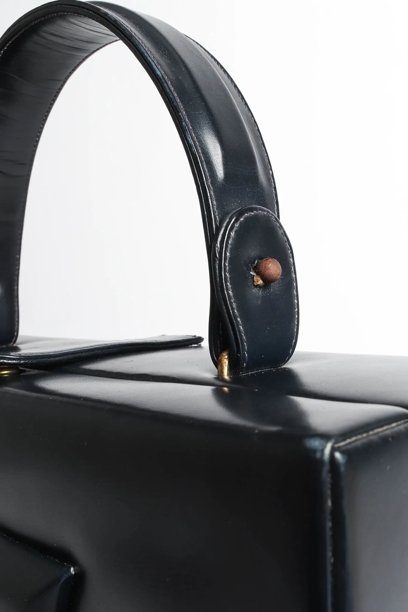 Art Tablet Leather Box Bag