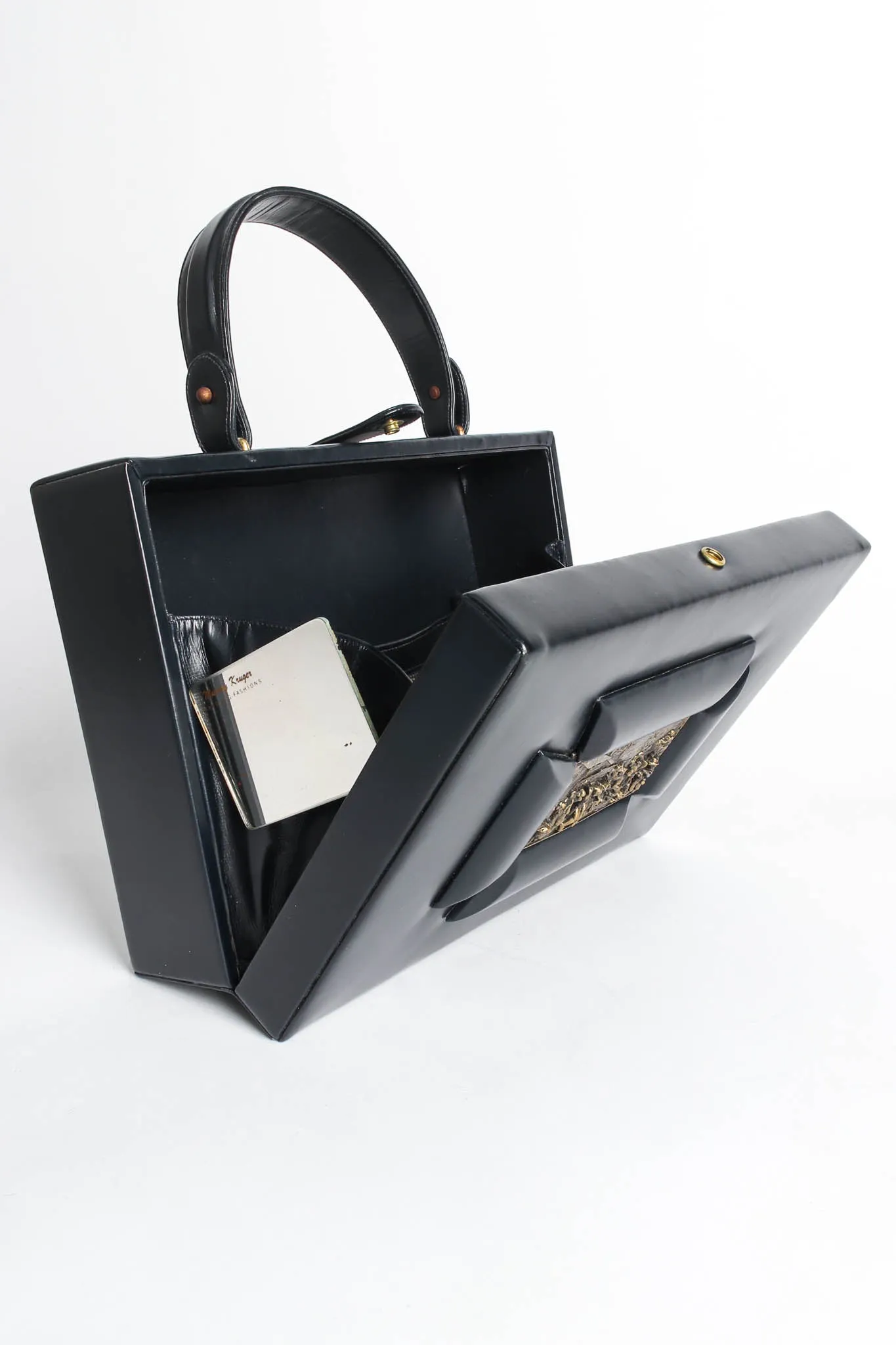 Art Tablet Leather Box Bag