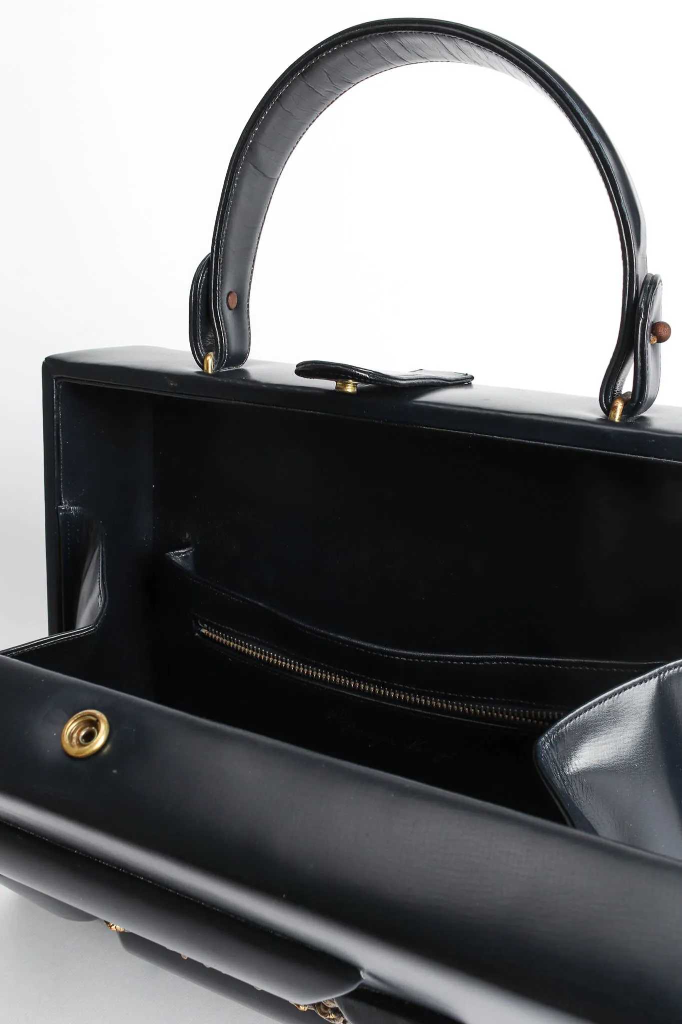Art Tablet Leather Box Bag