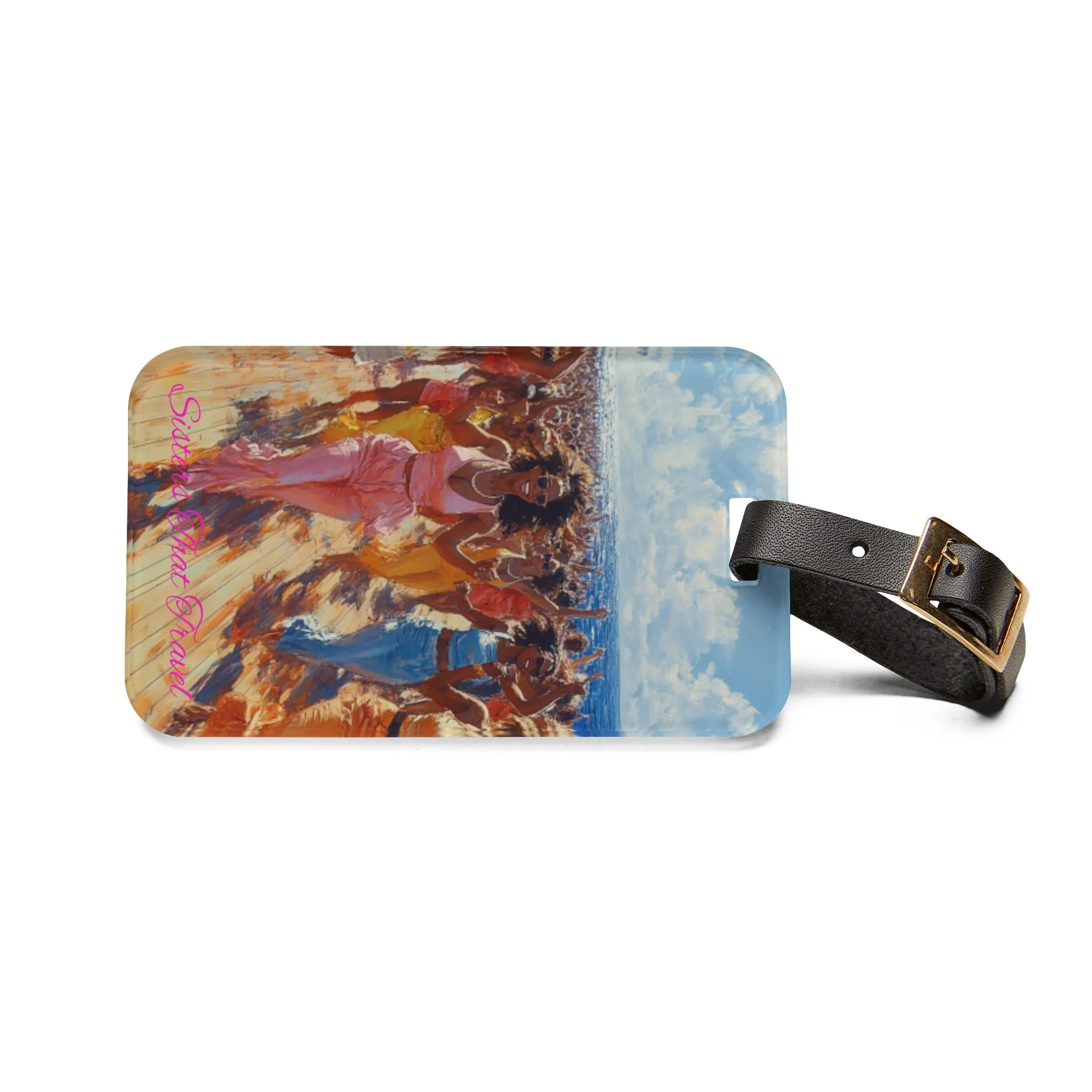 Art Voyage Sisters That Travel Luggage Tag Collection