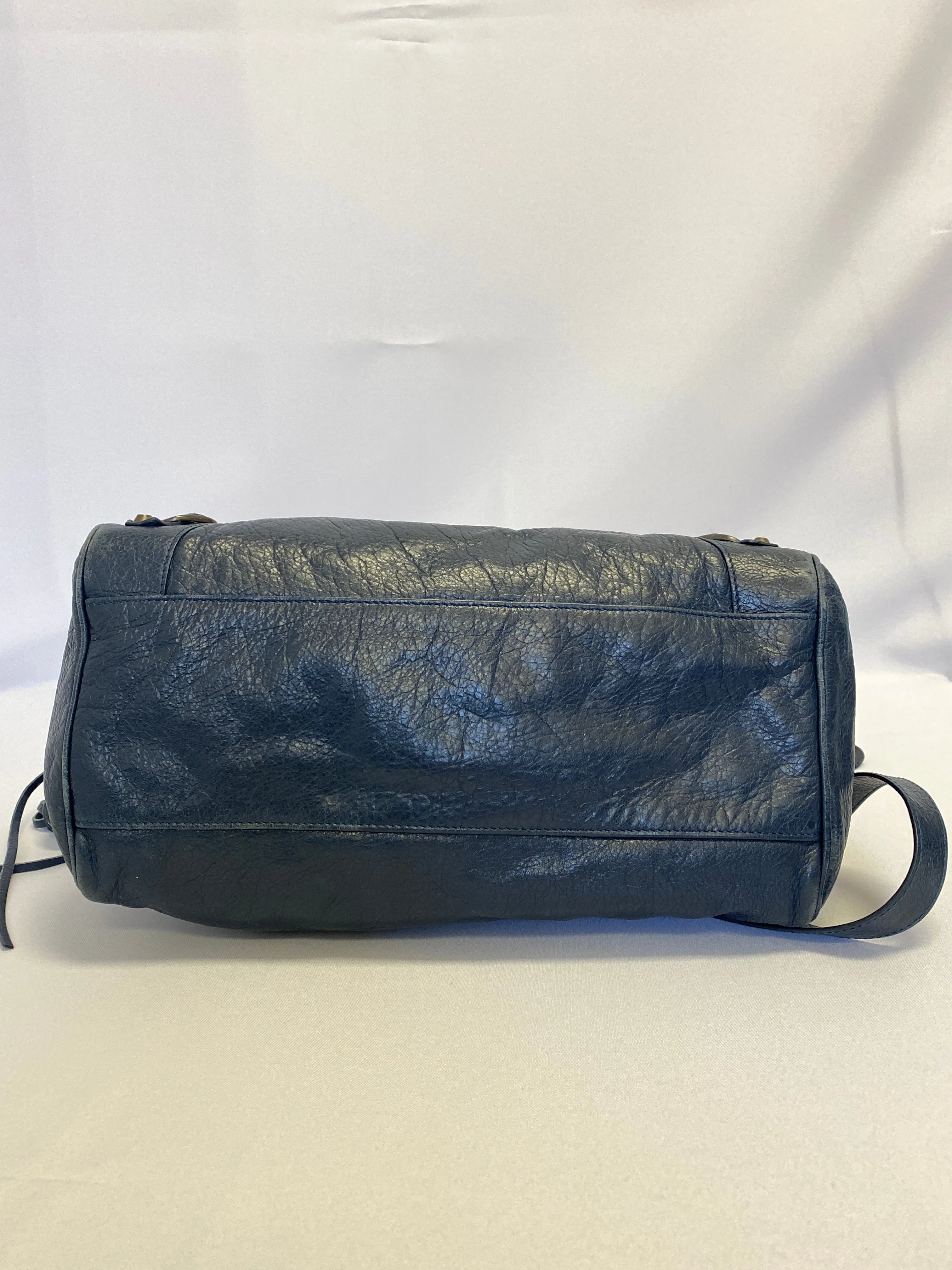 Balenciaga Classic City Purse in Navy