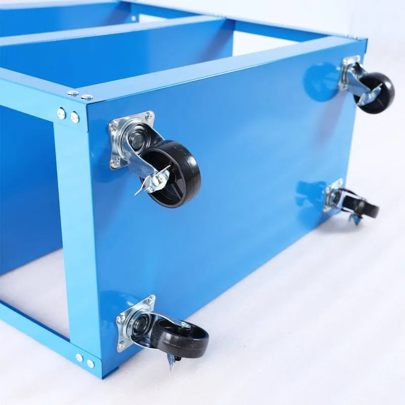 Blue Rolling Tool Cart - Heavy Duty & Lockable!