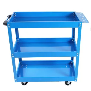 Blue Rolling Tool Cart - Heavy Duty & Lockable!