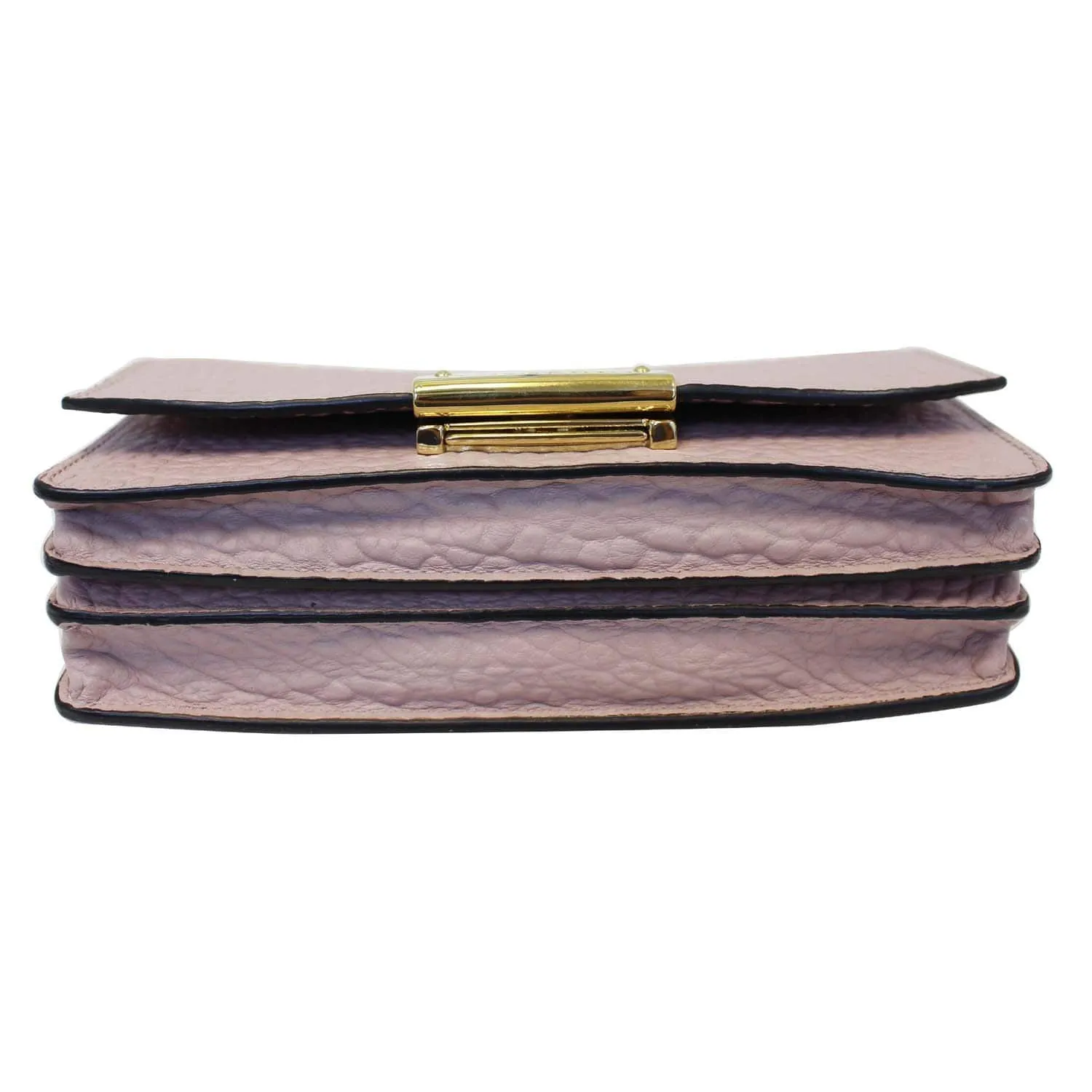 BURBERRY Signature Grain Madison Small Clutch Bag