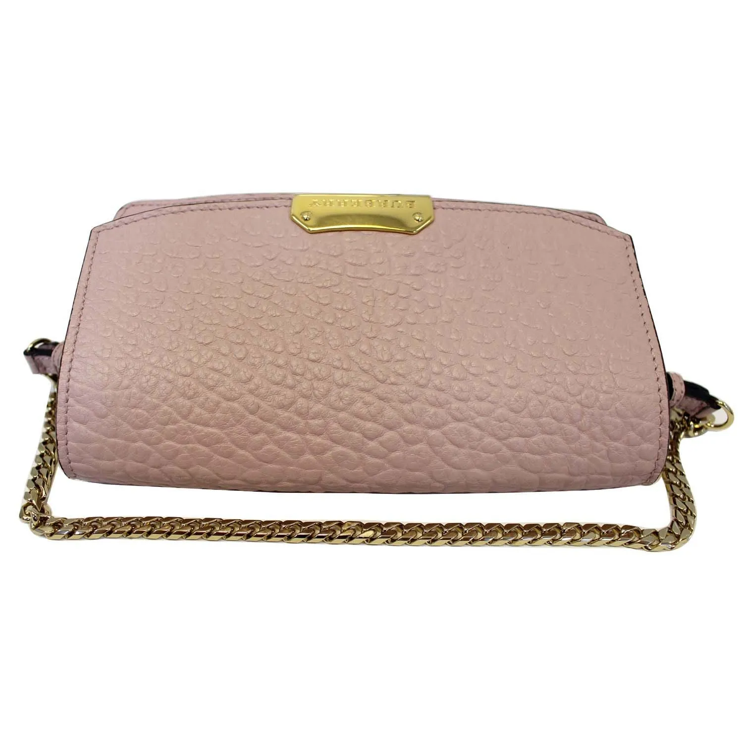 BURBERRY Signature Grain Madison Small Clutch Bag