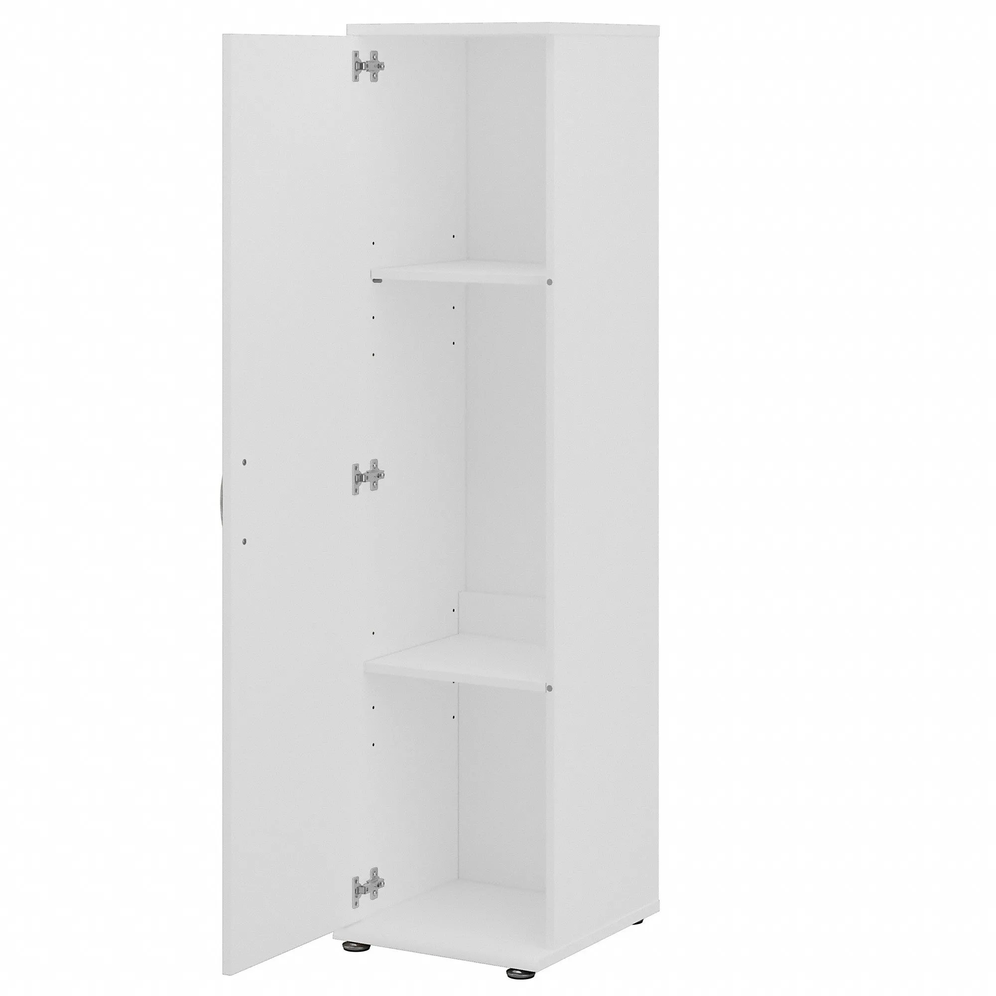 Bush Business Furniture Universal 6 Piece Modular Garage Storage Set with Floor and Wall Cabinets