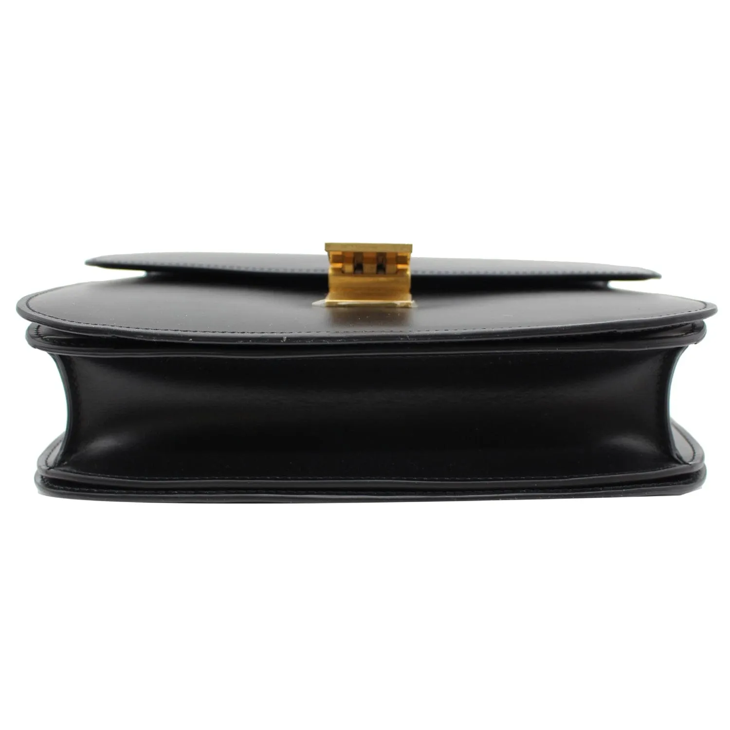 CELINE Classic Box Medium Calfskin Leather Crossbody Bag Black - 10% OFF