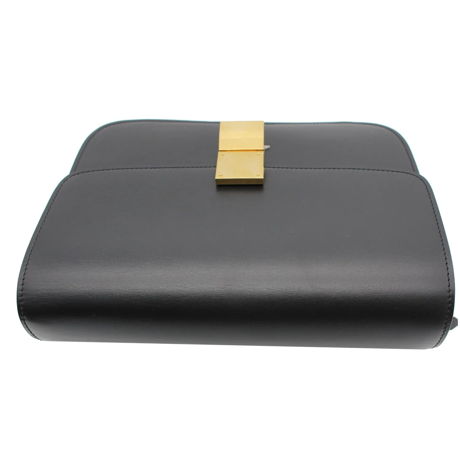 CELINE Classic Box Medium Calfskin Leather Crossbody Bag Black - 10% OFF