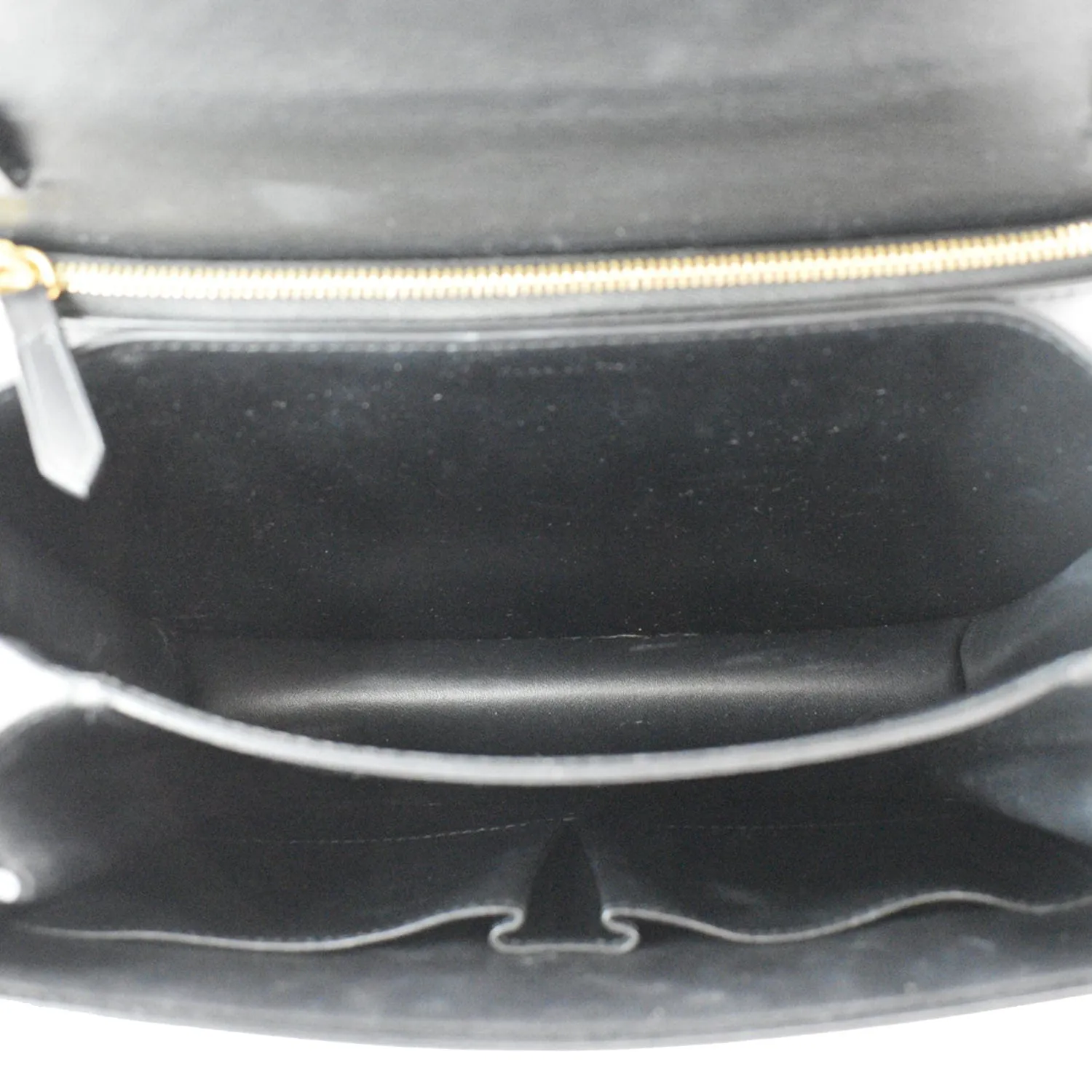 CELINE Classic Box Medium Calfskin Leather Crossbody Bag Black