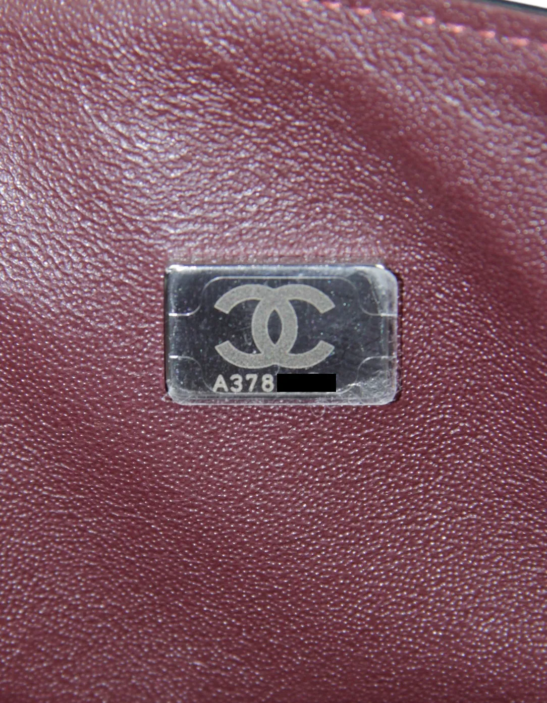 Chanel Black Lambskin Leather Double Flap Jumbo Bag