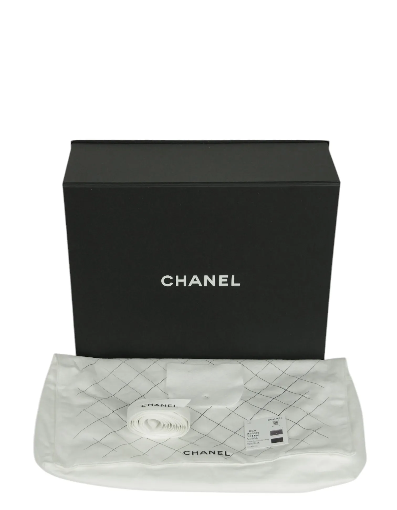 Chanel Black Lambskin Leather Double Flap Jumbo Bag