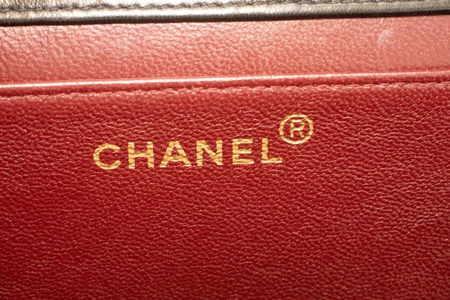 CHANEL Full Flap Chain Shoulder Bag Clutch Black Quilted Lambskin m96