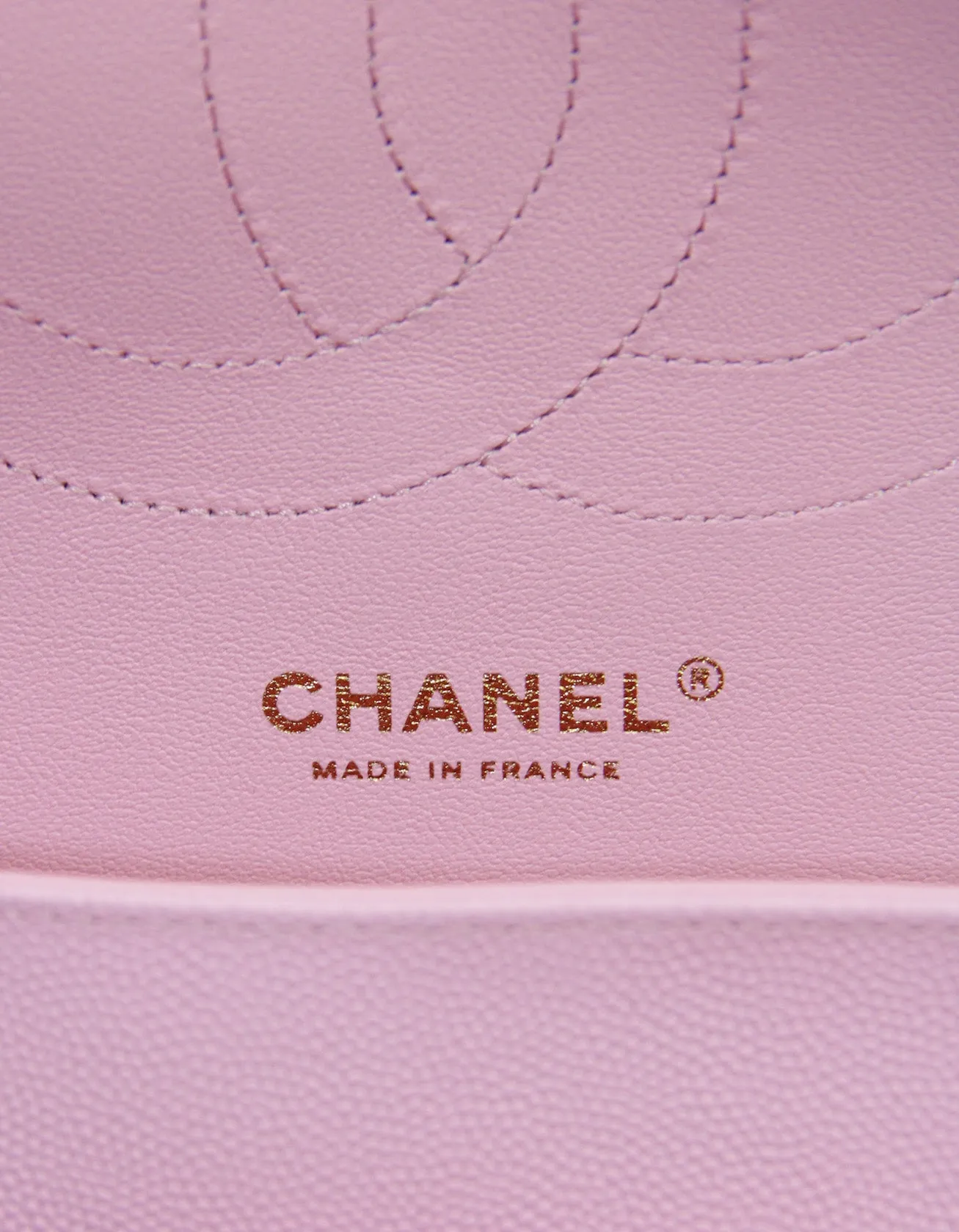Chanel Lilac Caviar Leather Quilted Classic Double Flap Jumbo Bag