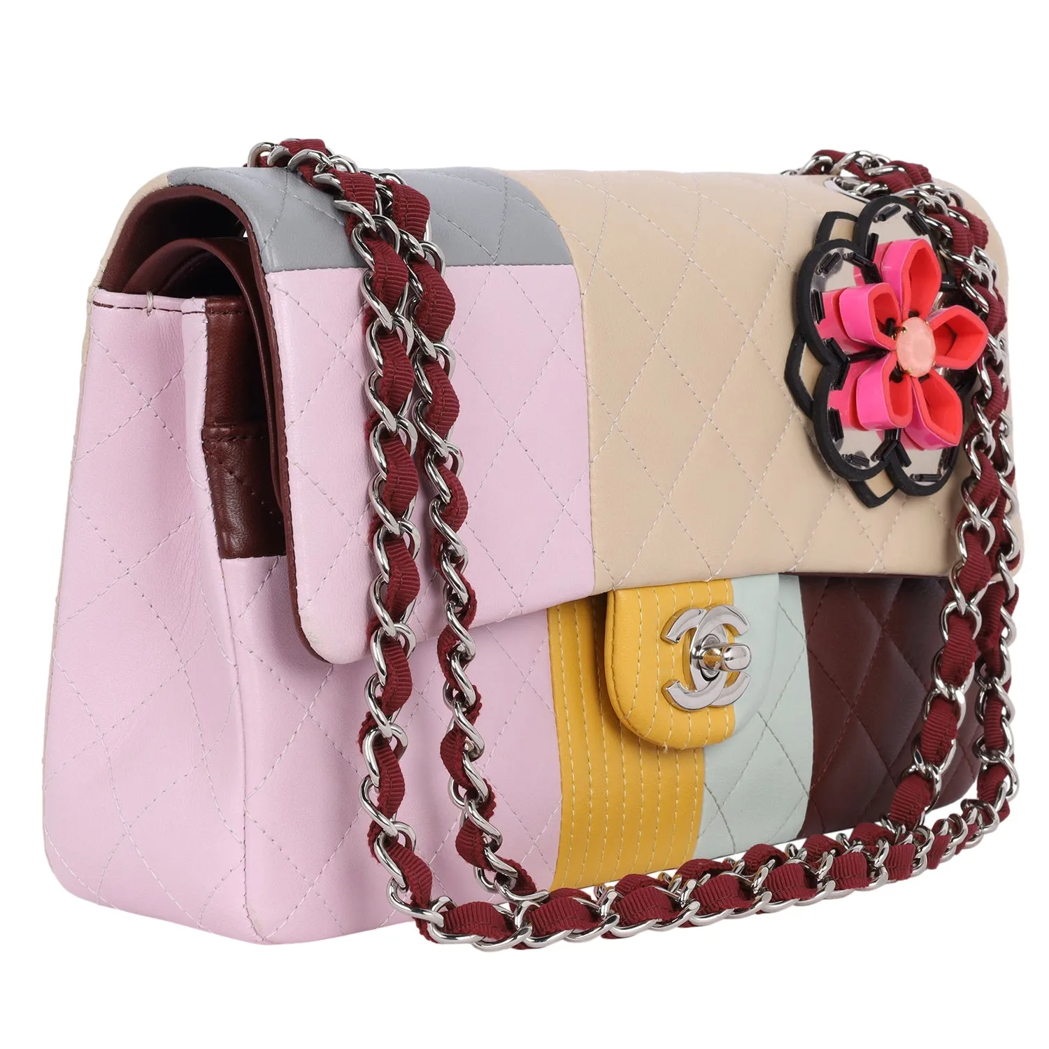 Chanel Multicolor CC Double Flap Medium Bag