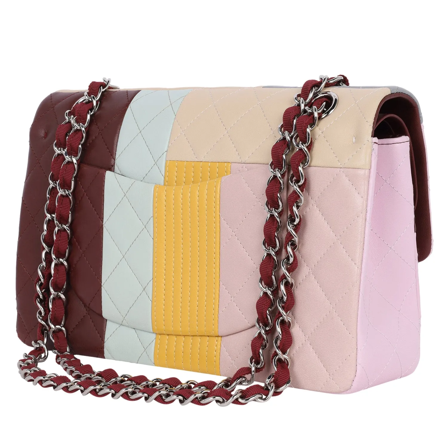 Chanel Multicolor CC Double Flap Medium Bag