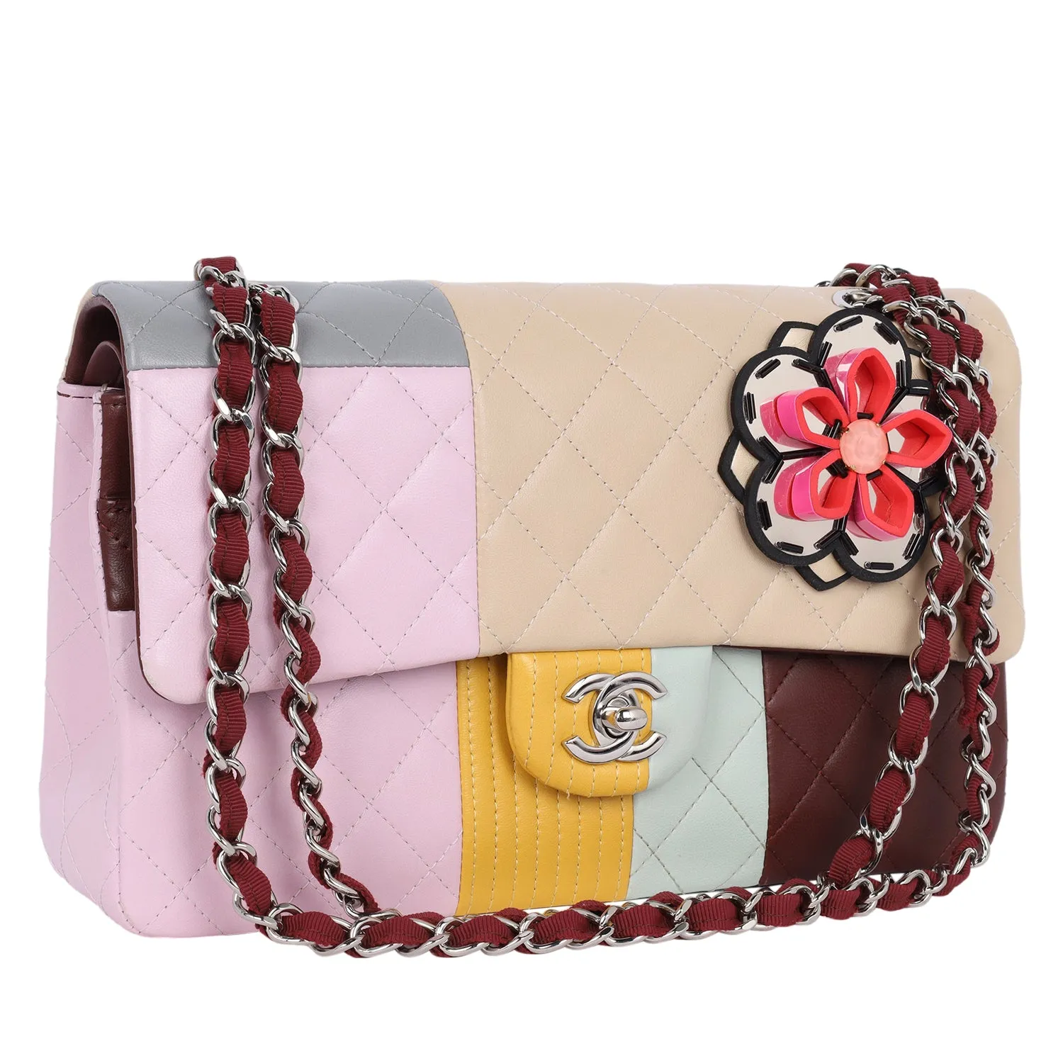 Chanel Multicolor CC Double Flap Medium Bag
