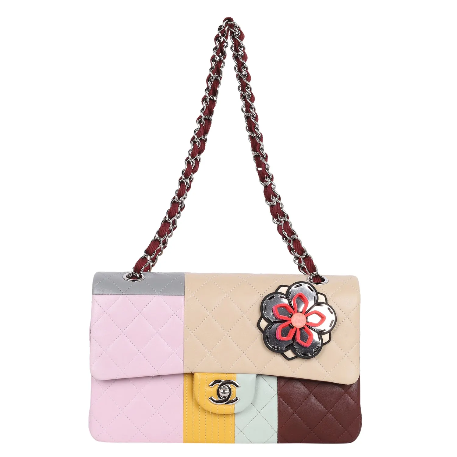 Chanel Multicolor CC Double Flap Medium Bag