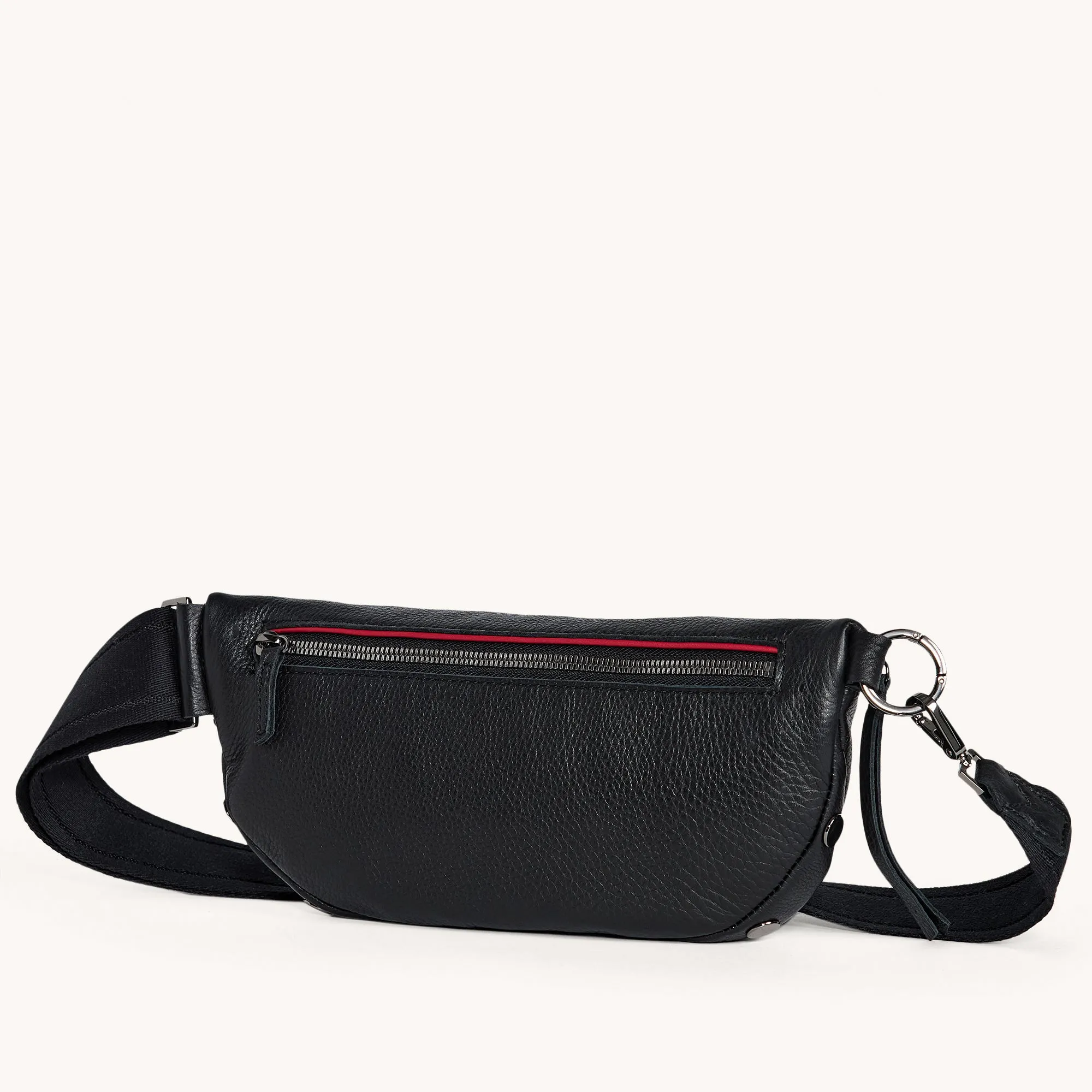 Charles Crossbody | Black/Gunmetal | Med