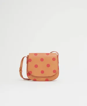 Classic Crossbody - Polka Dot - Cammello / Flamma Polka Dot