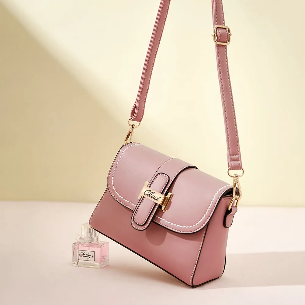 CLUCI Crossbody Bag for Women Leather Cellphone Shoulder Purses Lightweight Fashion Travel Wallet Designer Ladies
