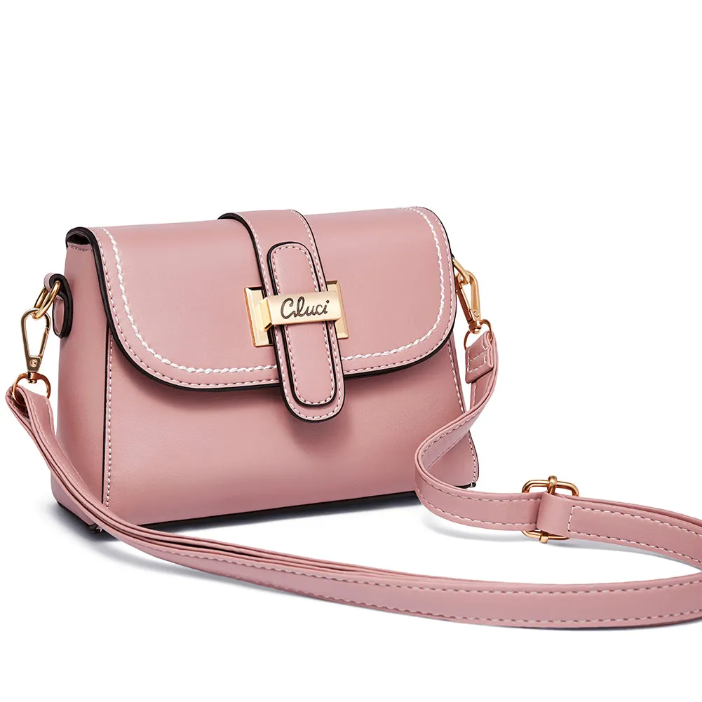 CLUCI Crossbody Bag for Women Leather Cellphone Shoulder Purses Lightweight Fashion Travel Wallet Designer Ladies