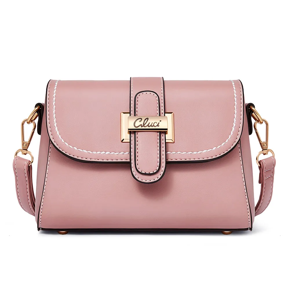 CLUCI Crossbody Bag for Women Leather Cellphone Shoulder Purses Lightweight Fashion Travel Wallet Designer Ladies