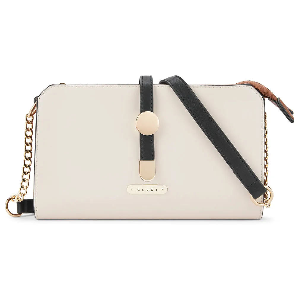 CLUCI Leather Crossbody Bags for Women Small Vintage Shoulder Purses Fashion Travel Bag with Adjustable Strap