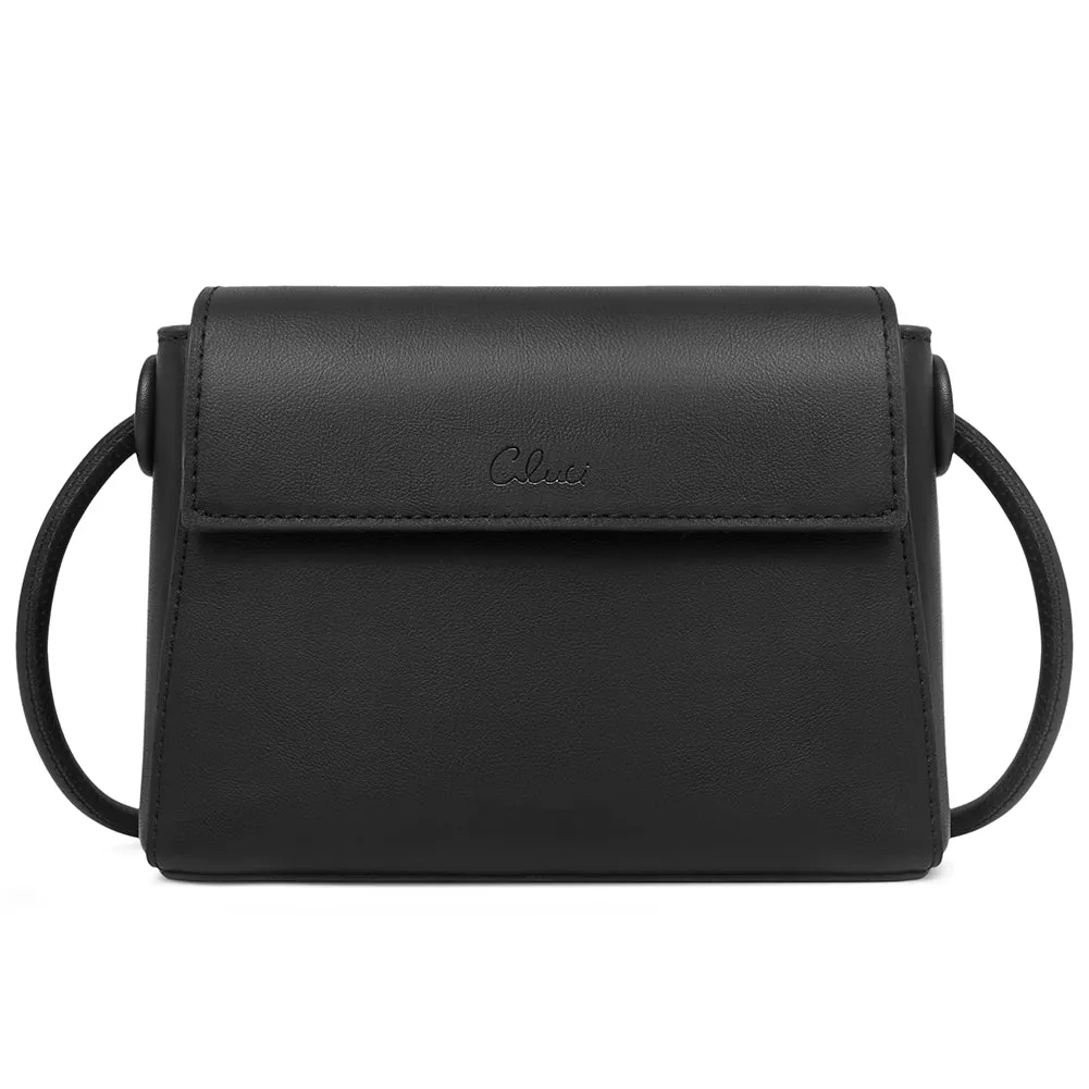 CLUCI Small Crossbody Bags for Women Vegan Leather Flap Fashion Ladies Travel Shoulder Purse with Adjustable Strap