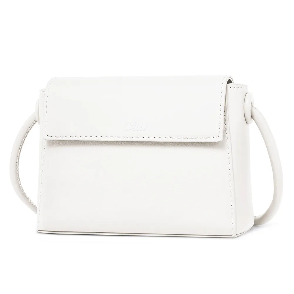 CLUCI Small Crossbody Bags for Women Vegan Leather Flap Fashion Ladies Travel Shoulder Purse with Adjustable Strap