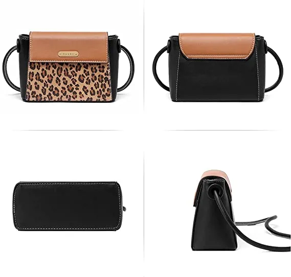 CLUCI Small Crossbody Bags for Women Vegan Leather Flap Fashion Ladies Travel Shoulder Purse with Adjustable Strap