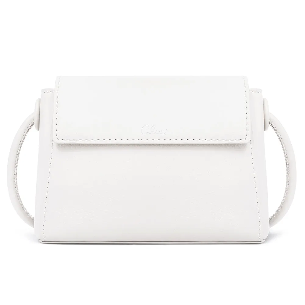 CLUCI Small Crossbody Bags for Women Vegan Leather Flap Fashion Ladies Travel Shoulder Purse with Adjustable Strap