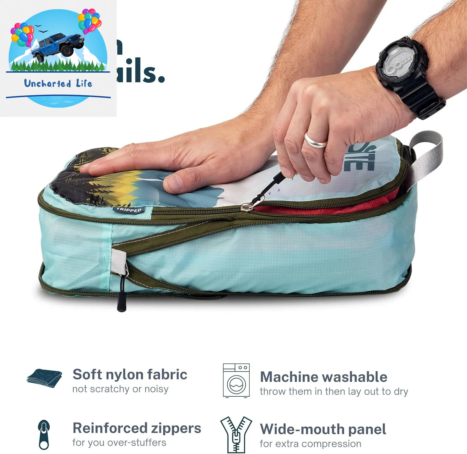Compression Packing Cubes – Space-Saving Glamping Organizers