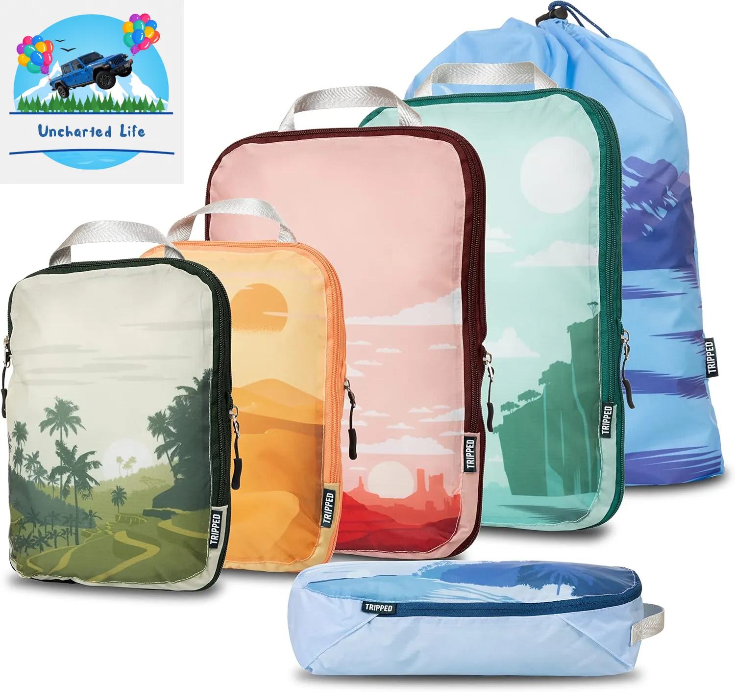Compression Packing Cubes – Space-Saving Glamping Organizers