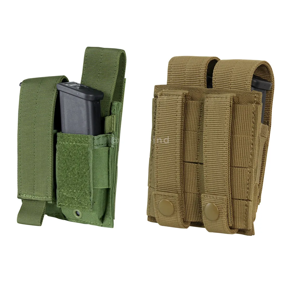 Condor - Multicam Black - Double Pistol Mag Pouch