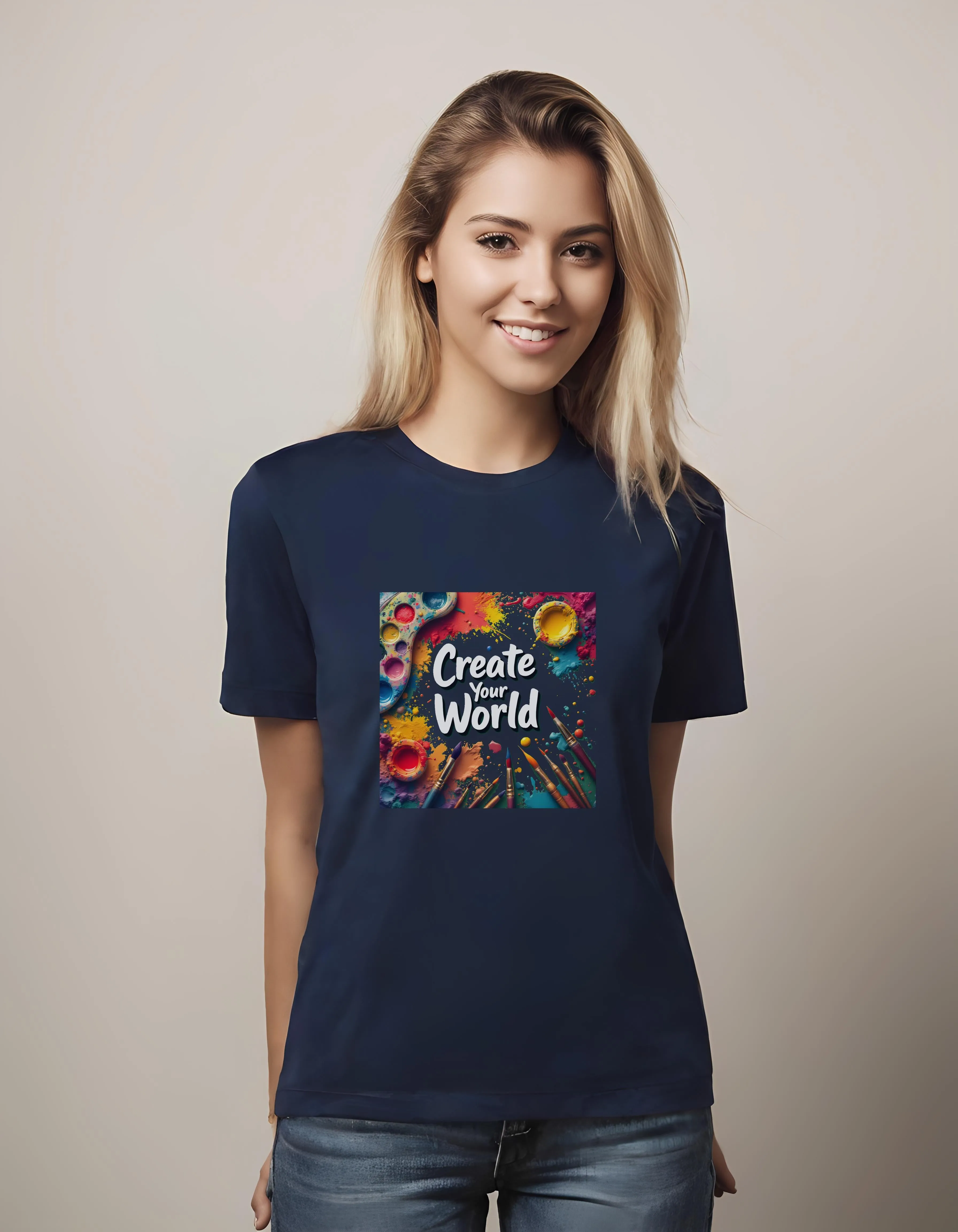 Create Your World Artistic Design | Classic T-Shirt (Unisex)