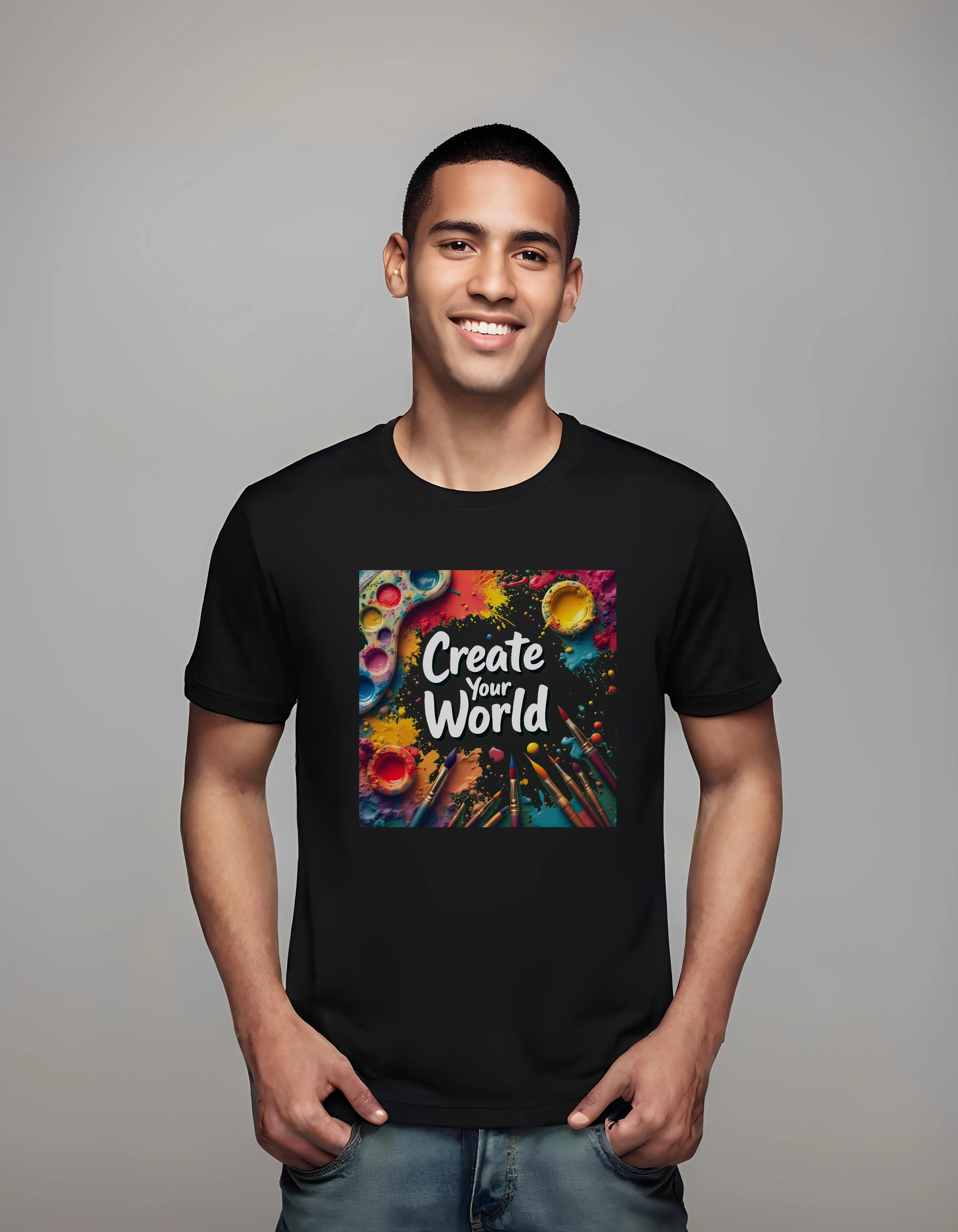 Create Your World Artistic Design | Classic T-Shirt (Unisex)