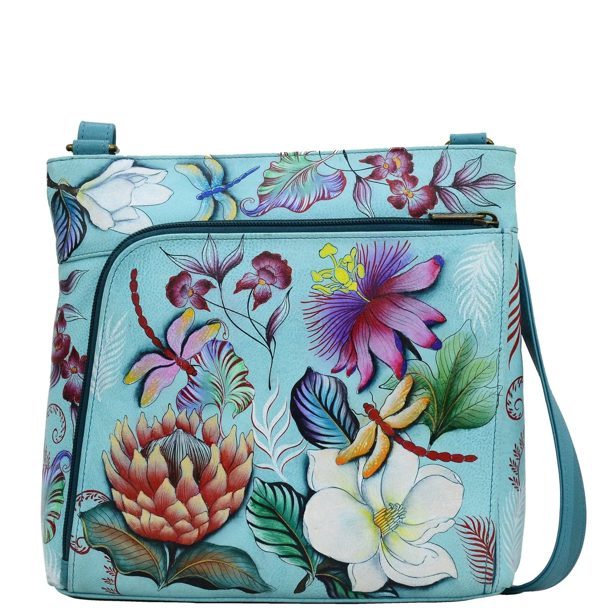 Crossbody With Front Zip Organizer - 651