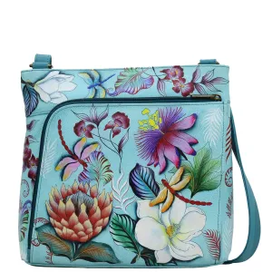 Crossbody With Front Zip Organizer - 651